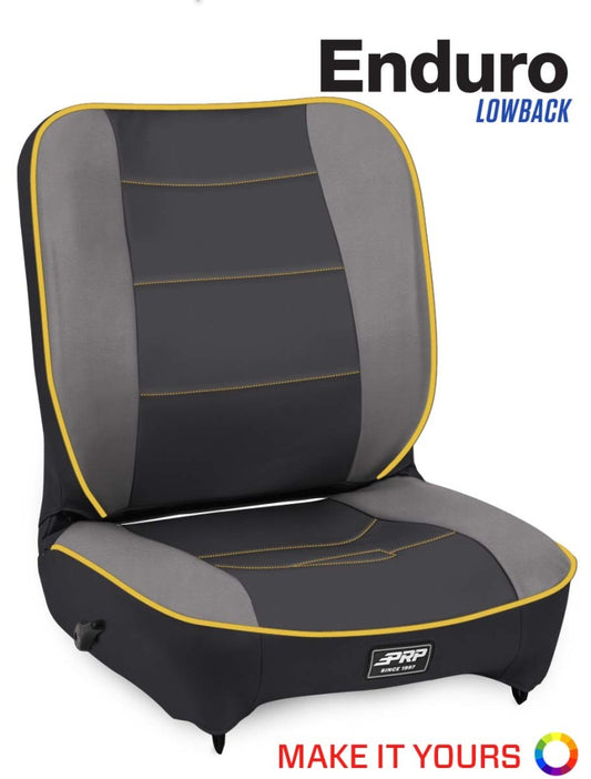 PRP Enduro Low Back Reclining/Extra Wide Suspension Seat (Driver Side)