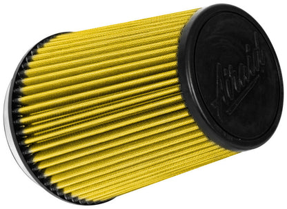 Airaid Universal Air Filter - Cone 5in FLG x 6-1/2in B x 4-3/4in T x 7-9/16in H - Synthaflow