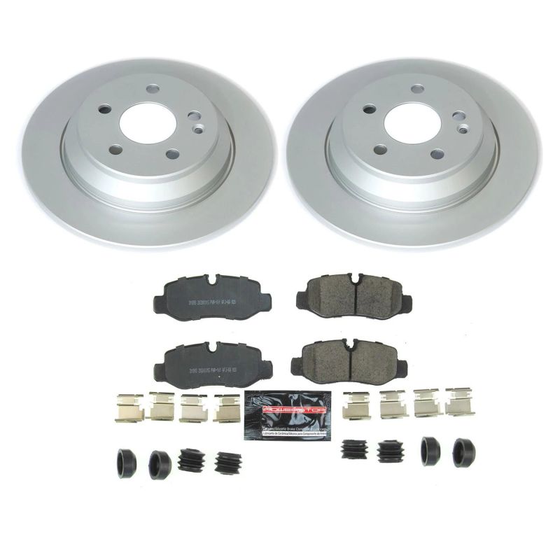 Power Stop 16-19 Mercedes-Benz Metris Rear Z17 Evolution Geomet Coated Brake Kit