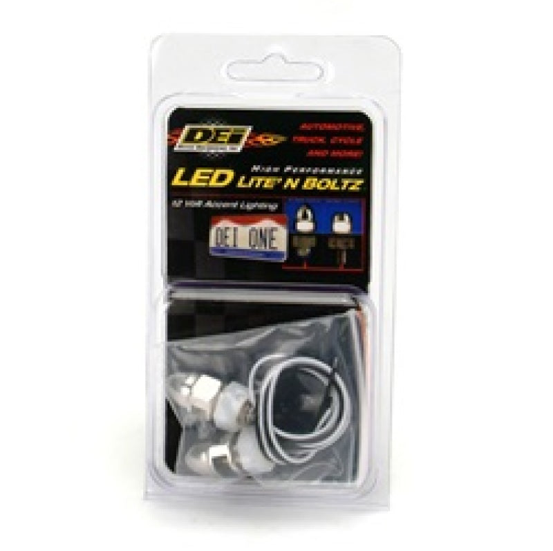 DEI LED LiteN Boltz LED LiteN Boltz License Plate Lighting Kit - Dome Head - 4pc - Polished