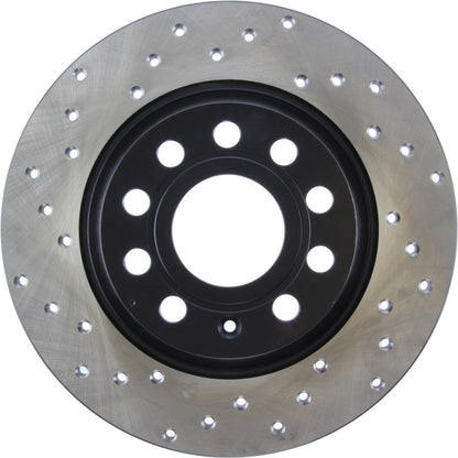 StopTech 10-11 & 13 Audi A3 Quattro / 10 VW GTI Mk VI Drilled Right CRYO-STOP Brake Rotor