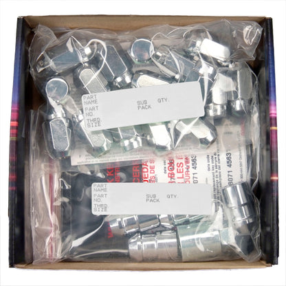 McGard 4 Lug Hex Install Kit w/Locks (Cone Seat Nut) M12X1.25 / 13/16 Hex / 1.28in. Length - Chrome