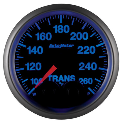 Autometer Elite 52mm 100-260 Degress F Trans Temperature Peak and Warn Gauge w/ Electonic Control