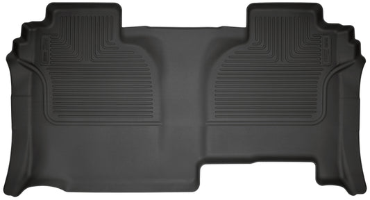 Husky Liners 20-24 Chevrolet Silverado 2500/3500HD DC WeatherBeater 2nd Seat Black Floor Liners