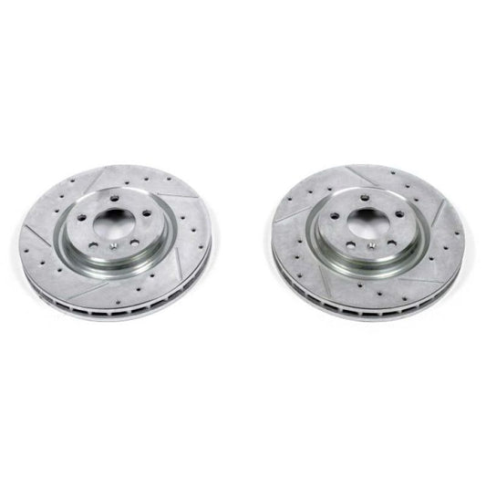Power Stop 05-08 Pontiac Grand Prix Front Evolution Drilled & Slotted Rotors - Pair