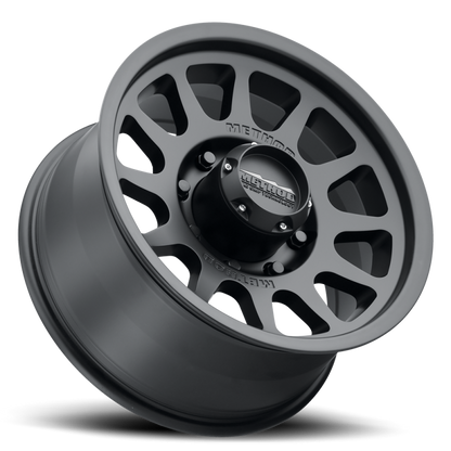 Method MR703 17x8.5 0mm Offset 8x6.5 130.81mm CB Matte Black Wheel