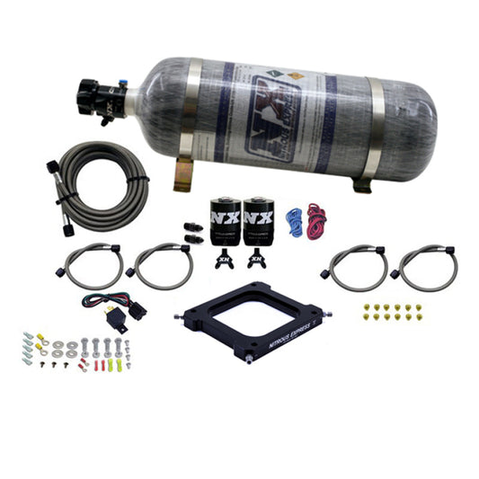 Nitrous Express 4500 Assassin Plate Stage 6 Nitrous Kit (50-300HP) w/12lb Bottle