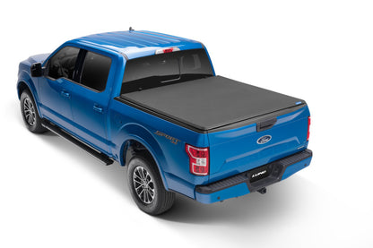 Lund 04-14 Ford F-150 (5.5ft. Bed) Genesis Elite Tri-Fold Tonneau Cover - Black