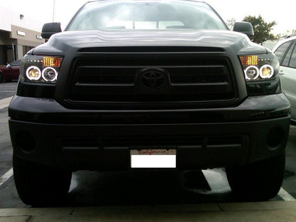 Spyder Toyota Tundra 07-13 Projector Headlights CCFL Halo LED Blk PRO-YD-TTU07-CCFL-BK