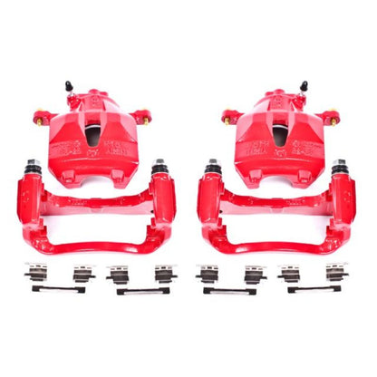 Power Stop 05-07 Toyota Avalon Front Red Calipers w/Brackets - Pair