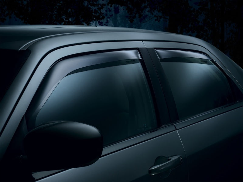WeatherTech 03+ Honda Element Front and Rear Side Window Deflectors - Dark Smoke