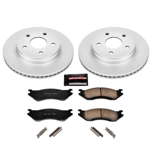 Power Stop 03-05 Dodge Ram 1500 Front Z17 Evolution Geomet Coated Brake Kit