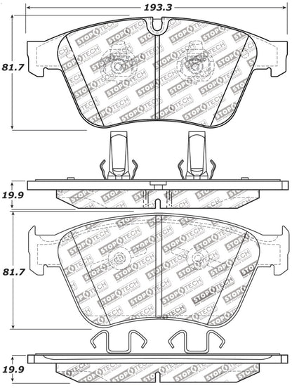 StopTech Performance Brake Pads