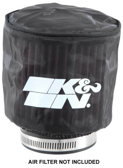 K&N Black Drycharger Round Straight Air Filter Wrap 4.5in ID x 4in H
