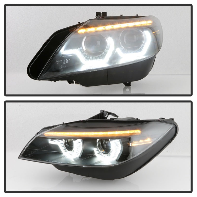 Spyder BMW Z4 09-13 Projector Headlights (Not Comp w Halogen) Black PRO-YD-BMWZ409HID-AFSSEQ-BK