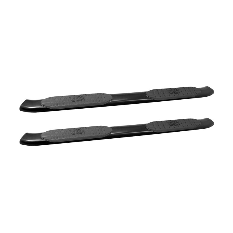 Westin 2007-2013 Chevy Silverado 1500 Ext Cab PRO TRAXX 5 Oval Nerf Step Bars - Black