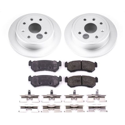 Power Stop 04-06 Suzuki Forenza Rear Z17 Evolution Geomet Coated Brake Kit