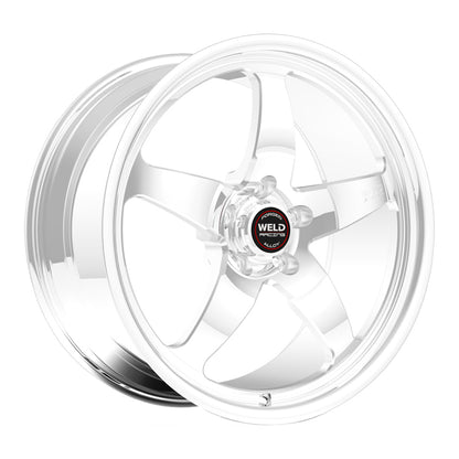 Weld S71 15x11.33 / 5x4.5 BP / 6.5in. BS Polished Wheel (Low Pad) - Non-Beadlock