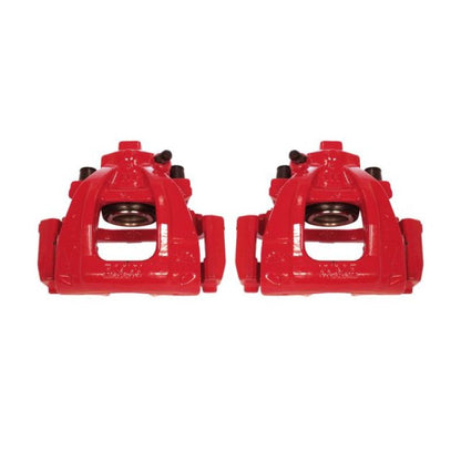 Power Stop 02-06 Mini Cooper Front Red Calipers w/Brackets - Pair