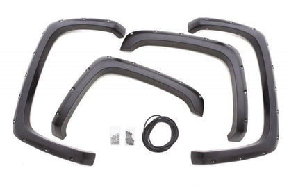 Lund 02-08 Dodge Ram 1500 RX-Rivet Style Smooth Elite Series Fender Flares - Black (4 Pc.)