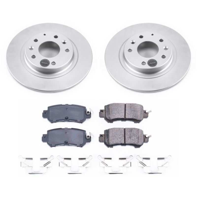 Power Stop 16-18 Mazda CX-3 Rear Z17 Evolution Geomet Coated Brake Kit