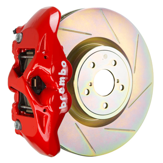 Brembo 12-16 Scion FR-S Front GT BBK 4 Piston Cast 326 x30 1pc Rotor Slotted Type1-Red