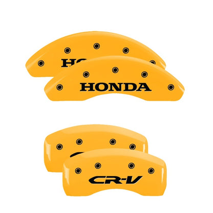 MGP 4 Caliper Covers Engraved Front & Rear Pontiac Yellow Finish Black Char 2005 Pontiac GTO