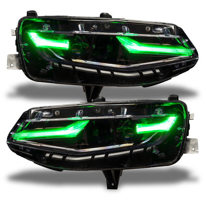 Oracle 19-21 Chevy Camaro LS/LT RGB+A Headlight DRL  Kit - ColorSHIFT w/ 2.0 Controller SEE WARRANTY