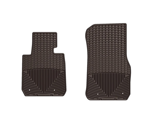 WeatherTech 2014+ BMW 2-Series Front Rubber Mats - Cocoa