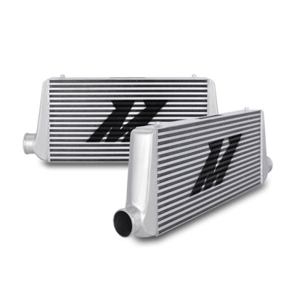 Mishimoto - Universal Silver R Line Intercooler Overall Size: 31x12x4 Core Size: 24x12x4 Inlet / Outle