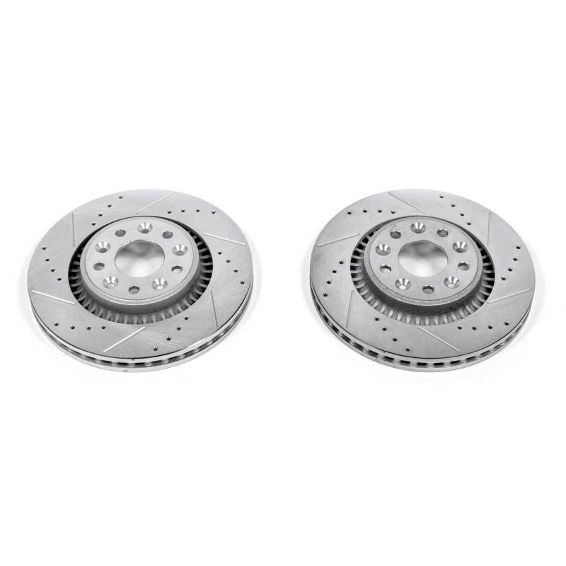 Power Stop 05-07 Ford Five Hundred Front Evolution Drilled & Slotted Rotors - Pair