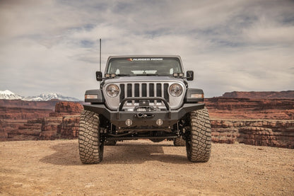 Rugged Ridge HD Bumper Full Width Front 07-18 Jeep Wrangler JK 18-20 Jeep Wrangler JL 2020 JT