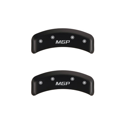 MGP 4 Caliper Covers Engraved Front & Rear MGP Red finish silver ch