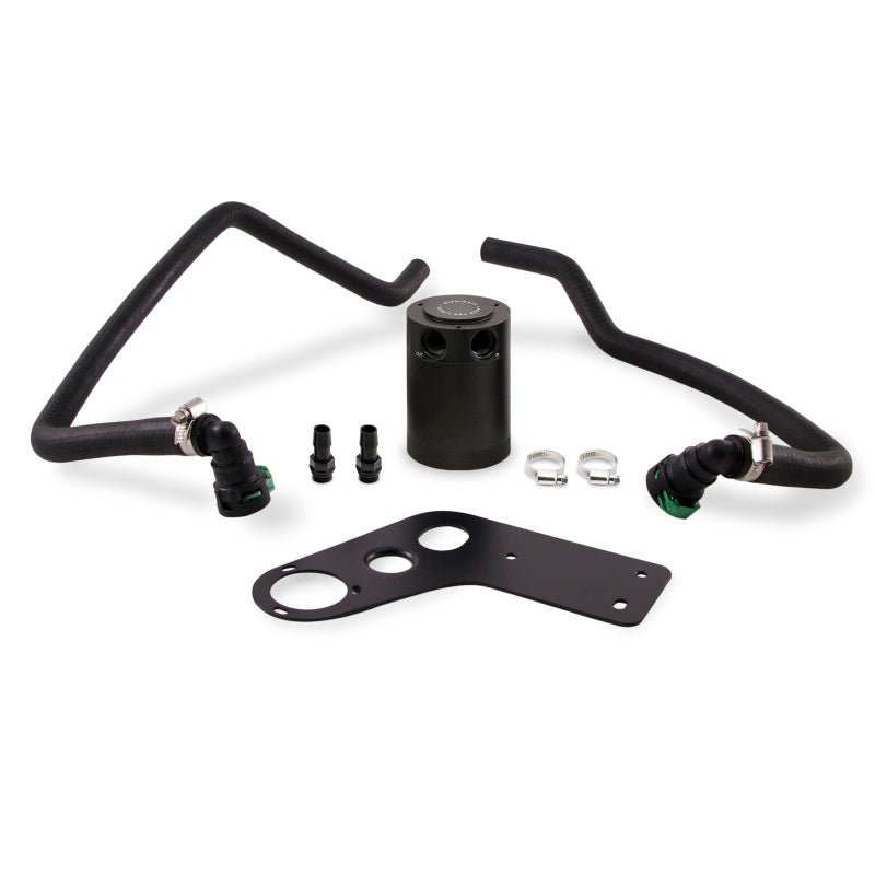 Mishimoto 2015+ Ford Mustang GT Baffled Oil Catch Can Kit - Black