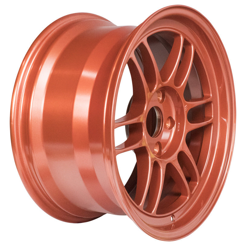 Enkei RPF1 17x9 5x114.3 35mm Offset 73mm Bore Orange Wheel