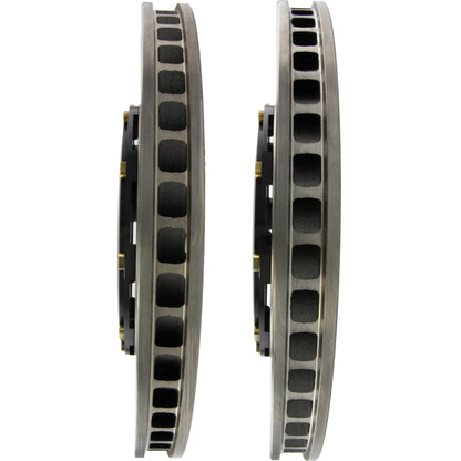 StopTech 09-11 Nissan GT-R Front Slotted Bare Iron 380x34mm AeroRotor Kit Pair