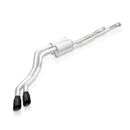 Stainless Works 2014+ Toyota Tundra 5.7L Legend Series Cat-Back Exhaust w/Black Tips