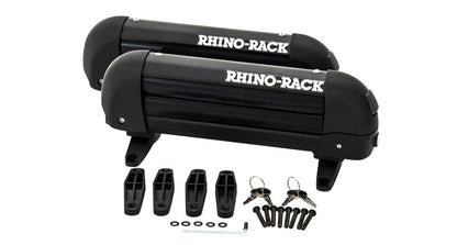 Rhino-Rack Universal Ski Carrier - Fits 2 Pairs of Skis - Black