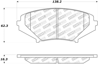 StopTech Street Touring 04-07 RX-8 Front Pads