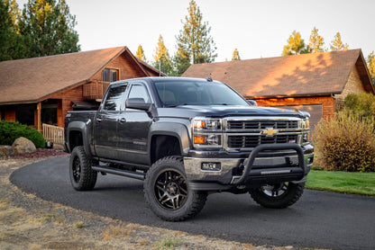 Lund 20-22 Chevrolet Silverado 2500HD/3500HD Bull Bar w/Light & Wiring - Black