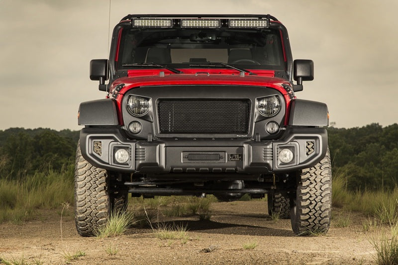 Rugged Ridge Spartacus Front Bumper Black 07-18 Jeep Wrangler