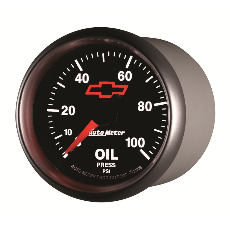 Autometer Sport-Comp II GM 52mm 0-100 PSI Mechanical Oil Pressure Gauge