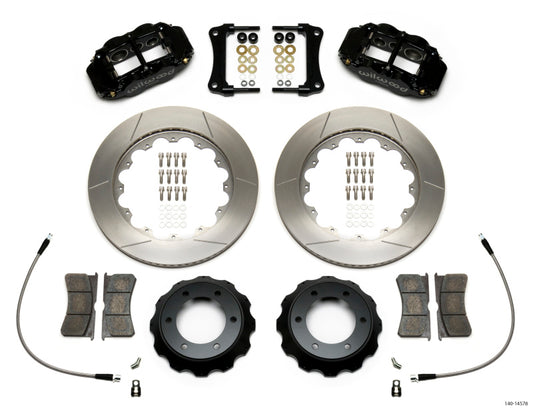 Wilwood Narrow Superlite 6R Front Kit 14in Slotted Rotor w/ Lines 05-15 Toyota Tacoma