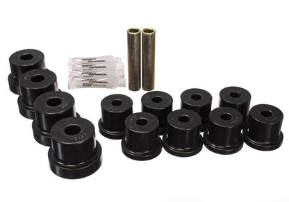 Energy Suspension 67-69 Chevrolet Corvette Black Rear Leaf Spring Bushing Set