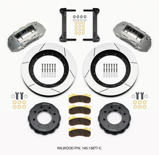Wilwood TX6R Front Kit 16.00in Clear Ano 1999-2010 GM H2 Truck/SUV 2500