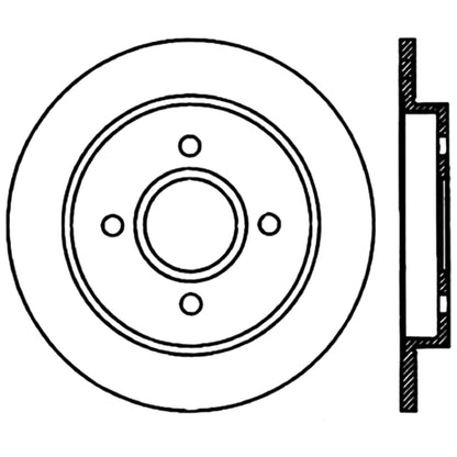 StopTech 01-07 Ford Focus Cryo-Stop Premium Rotor