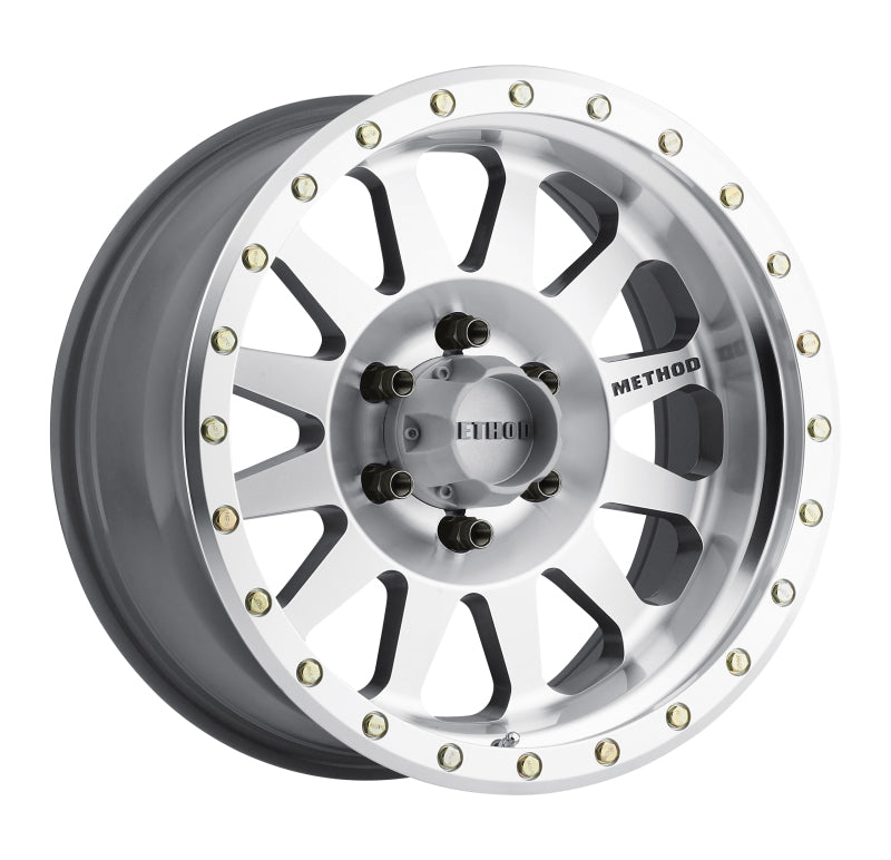 Method MR304 Double Standard 18x9 -12mm Offset 6x5.5 108mm CB Machined/Clear Coat Wheel