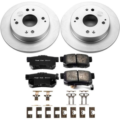 Power Stop 1997 Acura CL Rear Z17 Evolution Geomet Coated Brake Kit