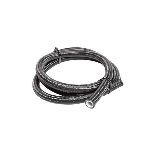 Snow 8AN Braided Stainless PTFE Hose - 5ft (Black)