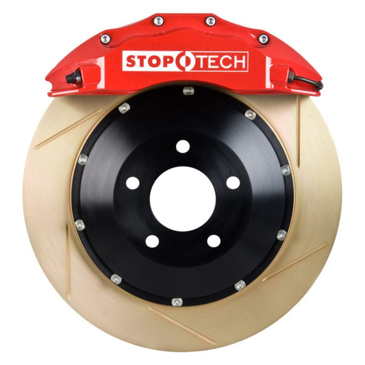 StopTech Porsche 911 05-10 Carrera Front BBK ST-60 Caliper Red / 2pc Zinc Slotted 355x35mm Rotor